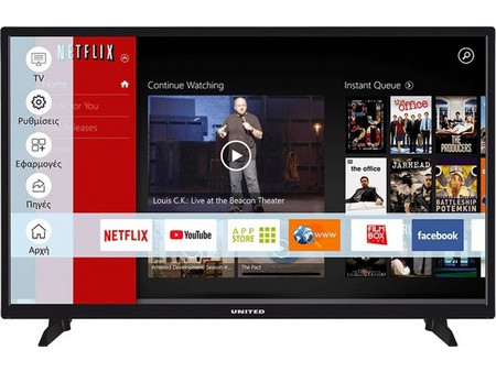 United UN32322S Smart Τηλεόραση 32" HD Ready Mini LED HDR (2020)