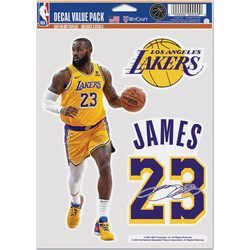Wincraft NBA Lebron Jame Αυτοκόλλητα 34441322 LAKERS/JAMES