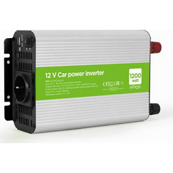 Energenie Inverter Αυτοκινήτου 1200W για Μετατροπή 12V DC σε 230V AC με 1xUSB