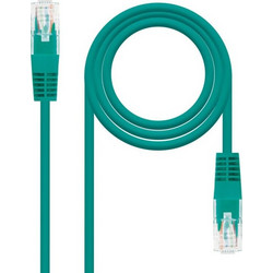 Nanocable U/UTP Cat.6 Καλώδιο Δικτύου Ethernet 1m Green