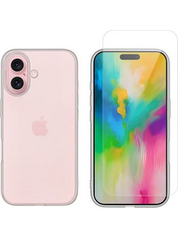 Redshield iPhone 16 TPU Case & Tempered Glass Transparent Σετ - Θήκη Κινητου & Προστατευτικό Οθόνης