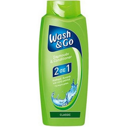 Wash & Go 2 In 1 Classic Σαμπουάν & Conditioner κατά της Πιτυρίδας 700ml