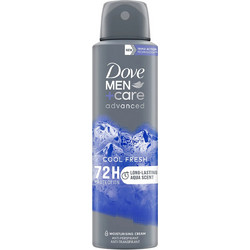 Dove Care Advanced Cool Fresh Ανδρικό Αποσμητικό Spray 72h Χωρίς Αλουμίνιο 150ml