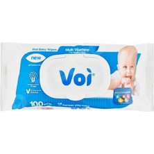 Voi Multi Vitamins Μωρομάντηλα Χωρίς Οινόπνευμα 100τμχ
