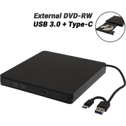 External DVD-RW USB 3.0 + Type-C