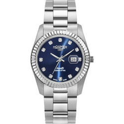 Roamer Γυναικείο Ρολόι με Ασημί Μεταλλικό Μπρασελέ 852844414920
