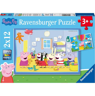 Παιδικό Puzzle Ravensburger Peppas Adventures 2x12 Κομμάτια 05574