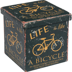 ORION Σκαμπό Αποθηκευτικό - Βοηθητικό, PU Deco Bike κωδ. 0706-Ε-00016867