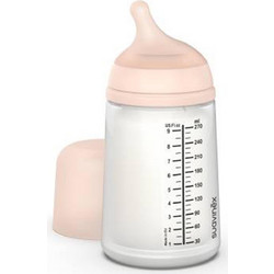 Suavinex Zero Πλαστικό Μπιμπερό με Θηλή Μεσαίας Ροής Σιλικόνης κατά των Κολικών 0-6m 270ml
