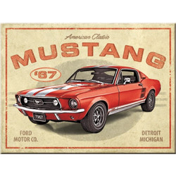 Nostalgic Μεταλλικό μαγνητάκι Ford Mustang - GT 1967 Red