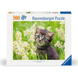 Puzzle Ravensburger Kitten In The Meadow 500 Κομμάτια