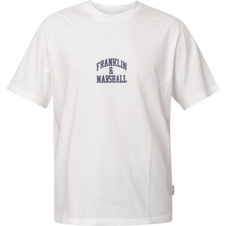 Franklin & Marshall ARCH LETTER PRINT Λευκό