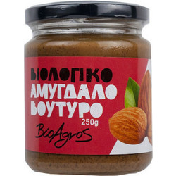 Αμυγδαλοβούτυρο Ολικής Άλεσης Χωρίς Αλάτι 250γρ Βιο Αγρός