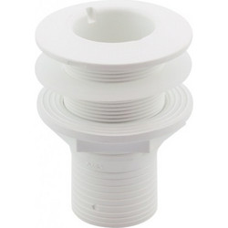 Απορροή 2 για Σωλήνα O51mm, με Φλάντζα, Άσπρη, ISO (198231)