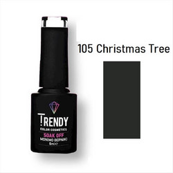 Trendy Soak Off 105 Christmas Tree Ημιμόνιμο Βερνίκι Νυχιών 6ml