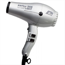 Parlux 385 Power Light Επαγγελματικό Πιστολάκι Μαλλιών Ionic 2150W Ασημί