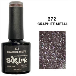 Elixir Semigel 972 Graphite Metal Ημιμόνιμο Βερνίκι Νυχιών 8ml