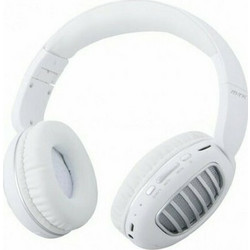 Moveteck CT978 Ασύρματα Bluetooth Ακουστικά Over Ear Λευκά