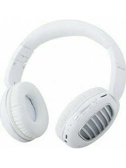 Moveteck CT978 Ασύρματα Bluetooth Ακουστικά Over Ear Λευκά
