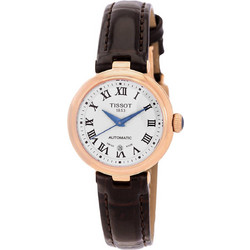 Tissot Γυναικείο Ρολόι Αυτόματο με Καφέ Δερμάτινο Λουράκι T126.207.36.013.00