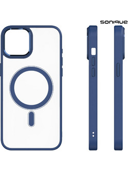 Sonique Magnetic MagMetal Θήκη iPhone 14 Plus Blue