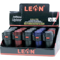 Leon Barrel Transparent Αναπτήρας Συσκευασία 15 Τεμαχίων