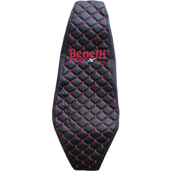 Κάλυμμα σέλας μπακλαβωτό Benelli RCX 185 μαύρο με κόκκινη ραφή Racing