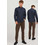 Jack & Jones Ανδρικό Πουκάμισο Μακρυμάνικο Navy Μπλε 12235974