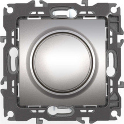 Διακόπτης Τοίχου Dimmer Χωνευτός Prime 1000115103 TRIAC 300VA 250VAC Aluminium Aca