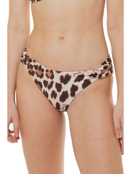 Liu Jo Bikini Slip Animal Print Μπεζ Καφέ VA4137J6448