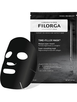 Filorga Time Filler Sheet Μαύρη Μάσκα Προσώπου για Μαύρα Στίγματα Αντιγήρανση & Καταπράυνση με Κολλαγόνο 23gr