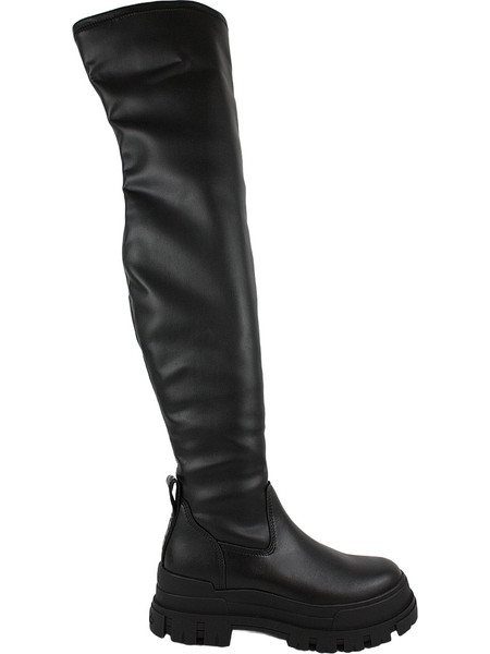 Γυναικεία Μπότα Buffalo Aspha Stretch Overknee BUF1622155 Μαύρο