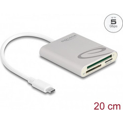 DeLOCK 91005 Card Reader USB-C 3.2 Gen 1 για SD / microSD / Compact Flash