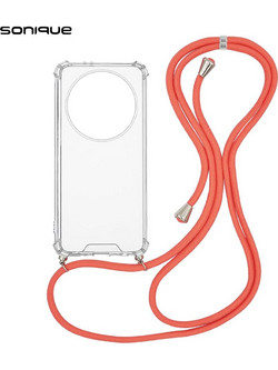 Sonique Armor Clear Θήκη (Honor Magic5 Lite 5G) Κοραλλί