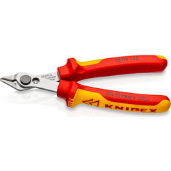 KNIPEX - Πλαγιοκόφτης Ηλεκτρονικού με Μόνωση 1000V VDE 125mm (7806125)