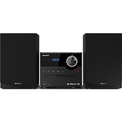 Sharp XL-B517D Ηχοσύστημα Hi-Fi 2.0 με CD / Digital Media Player και Bluetooth Black