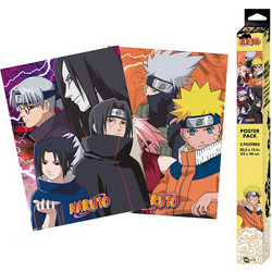 Αφίσες - Σετ των 2 Naruto Ninjas Deserts Chibi