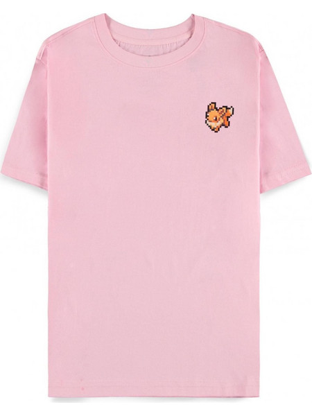 Pokemon! Eevee Pixel T-Shirt - Ροζ