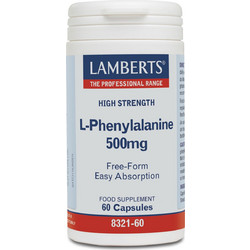 Lamberts L-Phenylalanine 500mg 60 Κάψουλες
