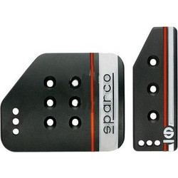 Πεταλίερα αυτοκινήτου 2 τμχ. SPARCO HW-0305B μαύρο χρώμα