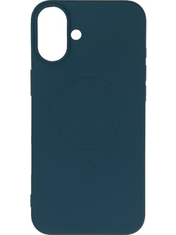 Liquid Silicone Case MagSafe for iPhone 16 Plus - dark blue