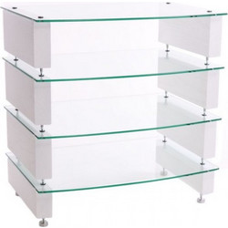Custom Design Custom Design Milan 6 Hi-Fi 4 White With Clear Glass 15749