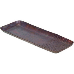 Δίσκος για σνακ 32 x 12 x 2 cm Αλουμίνιο Αργυρό