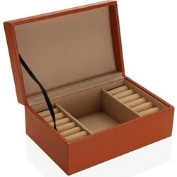 Κουτί-μπιζουτιέρα Versa τερακότα 13,5 x 8 x 20,5 cm