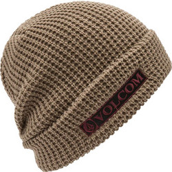 VOLCOM STONE BAR BEANIE D5832401-TEK Μπέζ