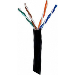 Anga U/UTP Cat.5e Καλώδιο Δικτύου Ethernet 1m Black ST-L02