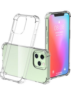 Θήκη iPhone 16 Pro Max OEM Silicone Sockproof V10 Anti-Slip Transparent Πλάτη με ενισχυμένες γωνίες TPU