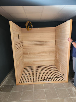 ΕΓΚΑΤΑΣΤΑΣΗ Sauna 4 Ατόμων Εσωτερικού Χώρου Μ180xΒ150xΥ210cm