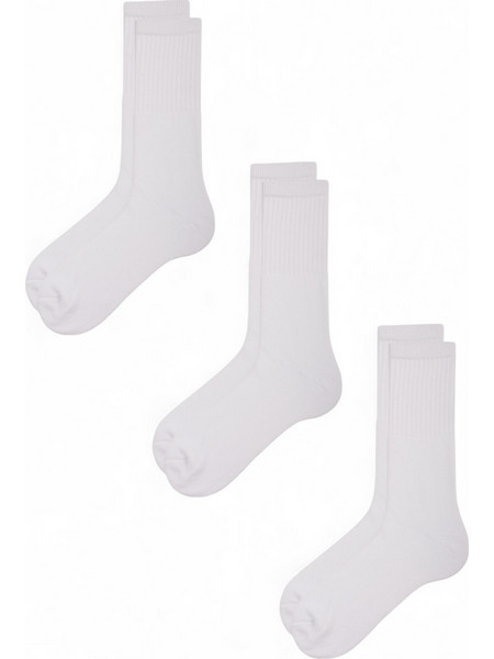 K-Socks Sporty Ανδρικές Κάλτσες Λευκές 3Pack K05004