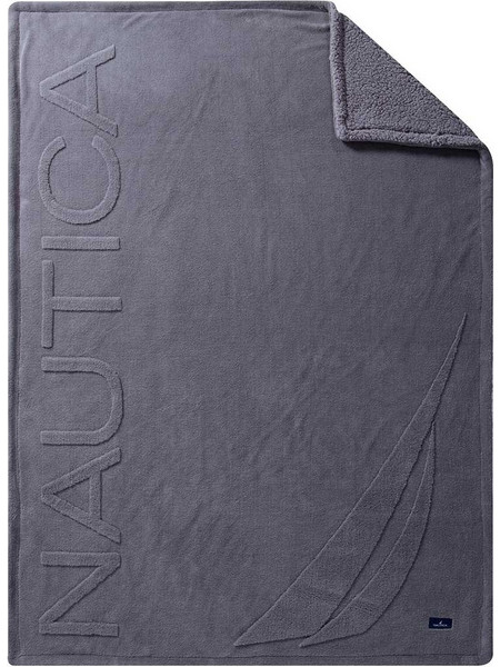 Κουβέρτα Καναπέ Fleece (130x180) Nautica By Nef-Nef Homeware Nau Coast Grey